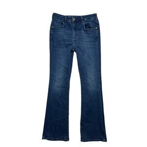 PILCRO Anthropologie Demilune Bootcut Jeans Size 31 Lowcut Stretch Dark Wash